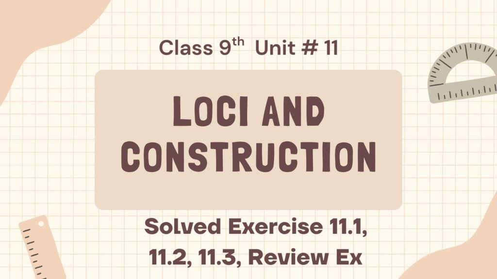 class 9 math notes chapter 11 all exercises pdf