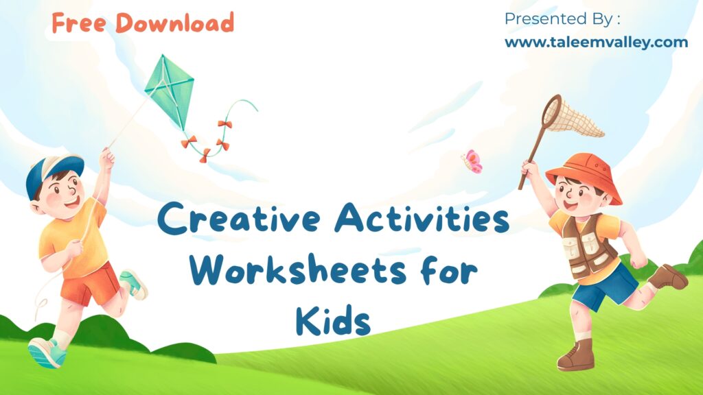 Download Fun Kids Activity Worksheets PDF